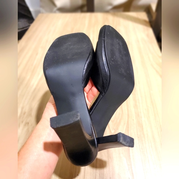 The Highest Heel, black Open Toe Heel 7 - Picture 7 of 7